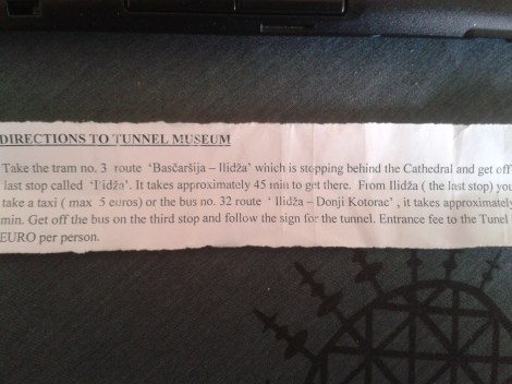 Sareyova Merkez'den Tünel'e gidişin tarifi